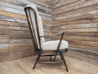 Ercol Model 478 High Back Armchair Windsor Grandfather Chair