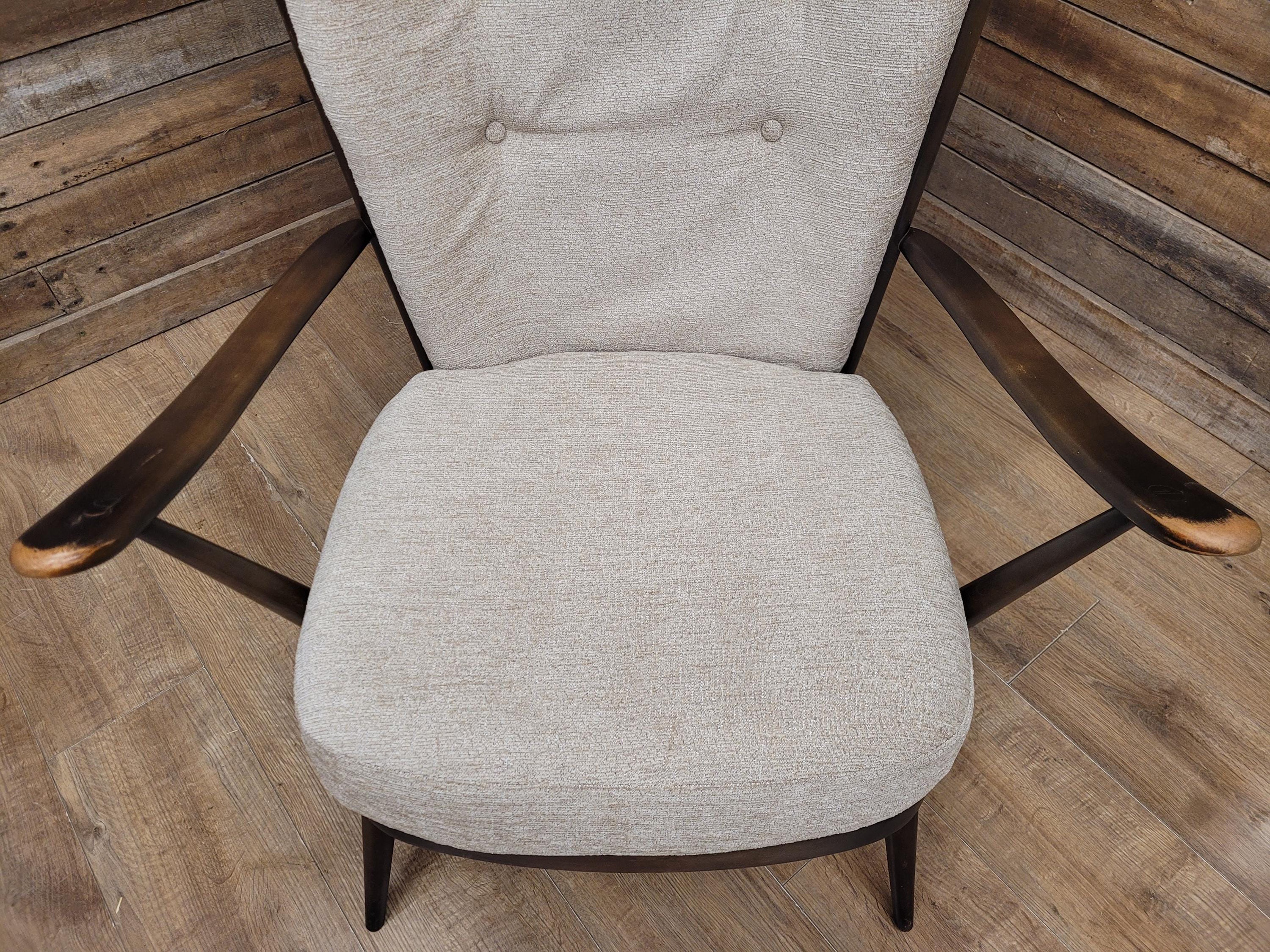 Ercol Model 478 High Back Armchair Windsor Grandfather Chair