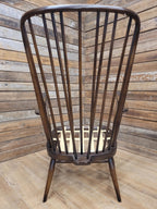 Ercol Model 478 High Back Armchair Windsor Grandfather Chair