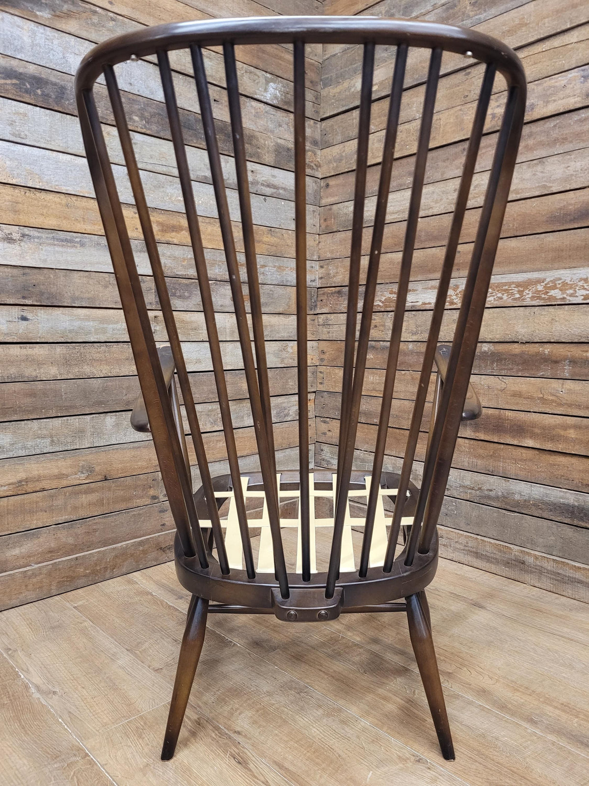 Ercol Model 478 High Back Armchair Windsor Grandfather Chair