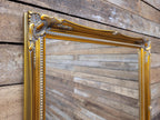 Ornate Wall Mirror Gilt Gold Rococo Style Floral Beaded Frame