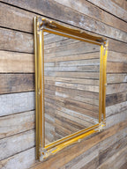 Ornate Wall Mirror Gilt Gold Rococo Style Floral Beaded Frame