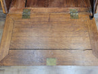 Edwardian Oak Bureau Arts Crafts Fall Front Writing Desk