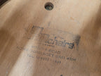 Benchairs Bar Stool Vintage Tan Leatherette Upholstered Seat