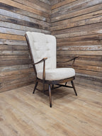 Ercol Model 478 High Back Armchair Windsor Grandfather Chair
