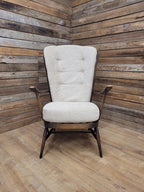 Ercol Model 478 High Back Armchair Windsor Grandfather Chair