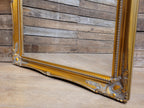 Ornate Wall Mirror Gilt Gold Rococo Style Floral Beaded Frame