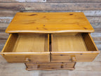Pine Chest Of Drawers 2 over 4 Vintage Six Drawers