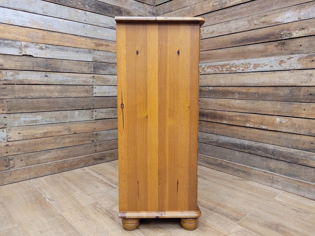 Pine Chest Of Drawers 2 over 4 Vintage Six Drawers