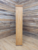Vintage Solid Pine Open Bookcase Country House Farmhouse Shelving