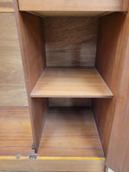 Mid Century Teak Wardrobe Double Door Fitted Interior