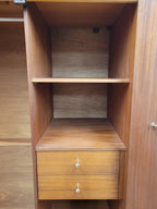 Mid Century Teak Wardrobe Double Door Fitted Interior