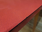 Vintage Side Table Formica Top 1960s Red Retro Tapered Legs Small Desk