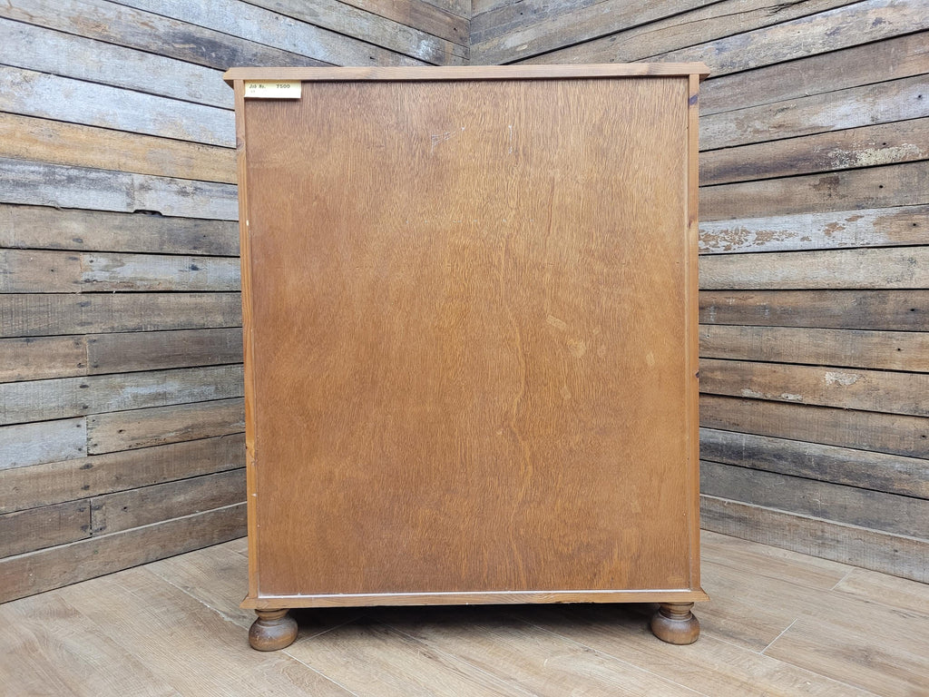 Ducal Pine Bureau Desk Vintage Writing Drop Front Drawers