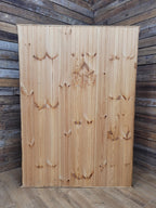 Vintage Solid Pine Open Bookcase Country House Farmhouse Shelving