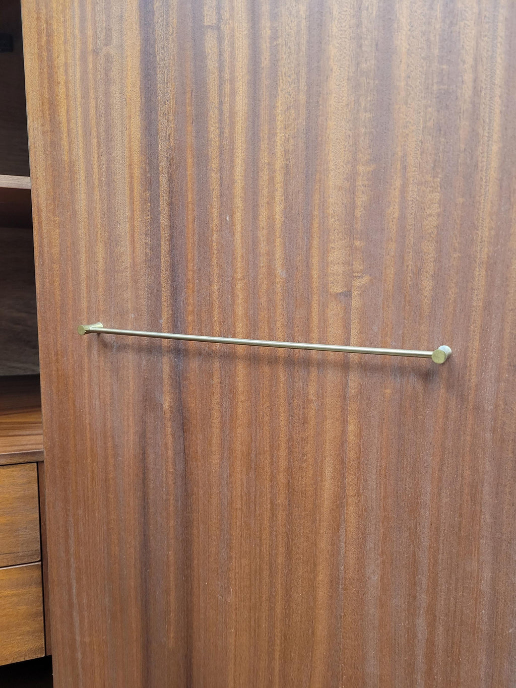 Mid Century Teak Wardrobe Double Door Fitted Interior