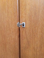 Mid Century Teak Wardrobe Double Door Fitted Interior
