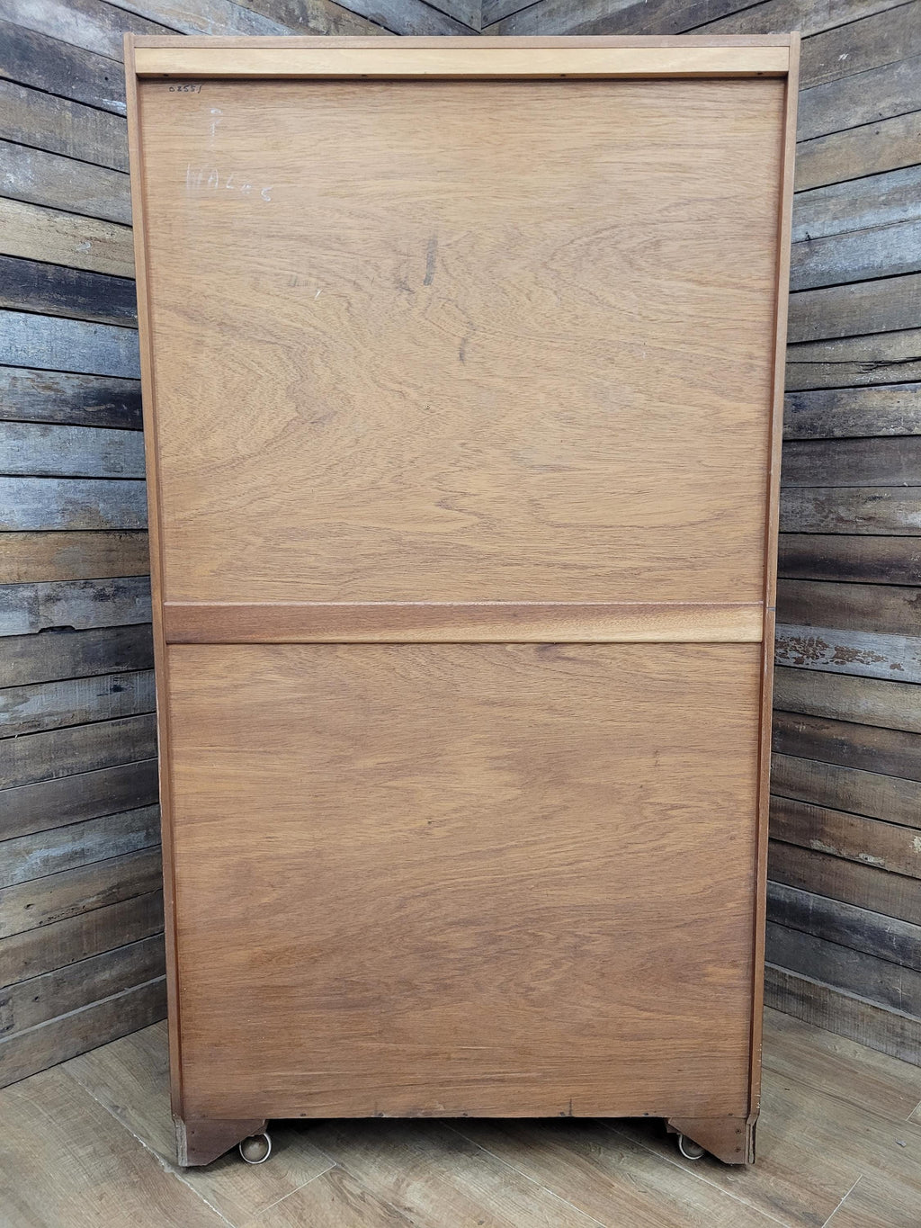 Mid Century Teak Wardrobe Double Door Fitted Interior