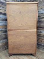 Mid Century Teak Wardrobe Double Door Fitted Interior