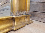 Regency Style Giltwood Overmantel Mirror Architectural Classical Frame