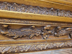 Regency Style Giltwood Overmantel Mirror Architectural Classical Frame