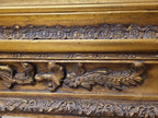 Regency Style Giltwood Overmantel Mirror Architectural Classical Frame
