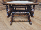 Antique American 19th Century Walnut Platform Rocking Armchair