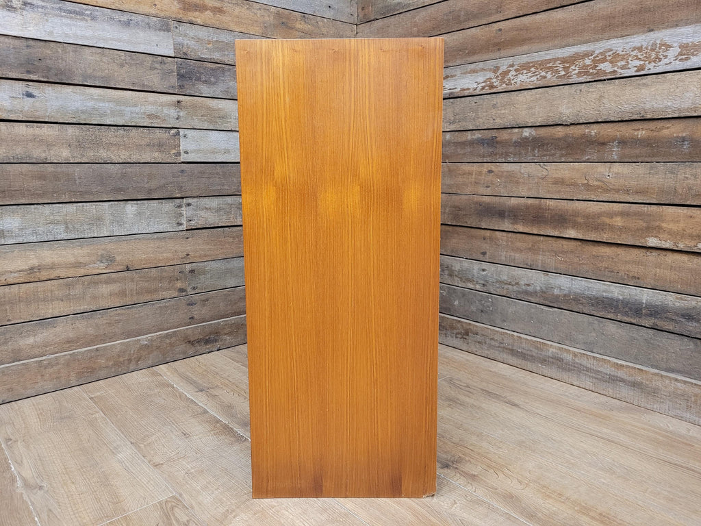 Mid Century Teak Open Bookcase Adjustable Shelf