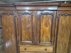 Victorian Mahogany Breakfront Compactum Wardrobe Four Doors Linen Press