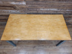 Vintage Wooden Writing Desk Painted Carriage House Two Drawers Kitchen Table