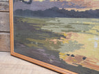 Penelope Tapestries Evening Gold Needlepoint Tapestry Vintage Sunset Landscape