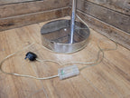 Chrome Arc Floor Lamp Retro Style Adjustable Dome Shade Dimmer