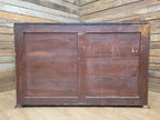 Antique Mahogany Chest Of Drawers Inlaid Brass Handles Plinth Base