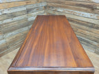 Antique Mahogany Chest Of Drawers Inlaid Brass Handles Plinth Base