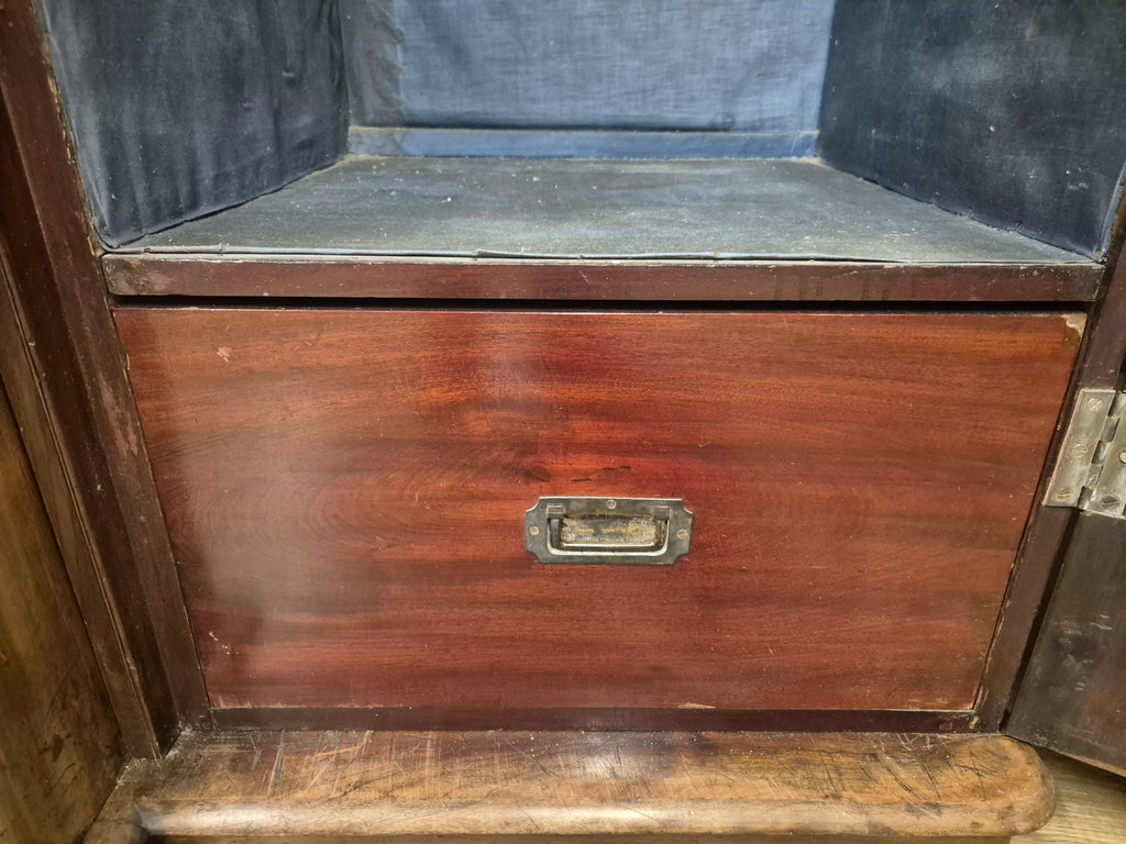 Victorian Mahogany Breakfront Compactum Wardrobe Four Doors Linen Press