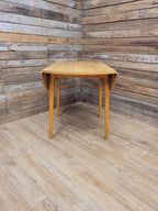 Vintage Formica Drop Leaf Dining Table With Removable Legs Mid Century