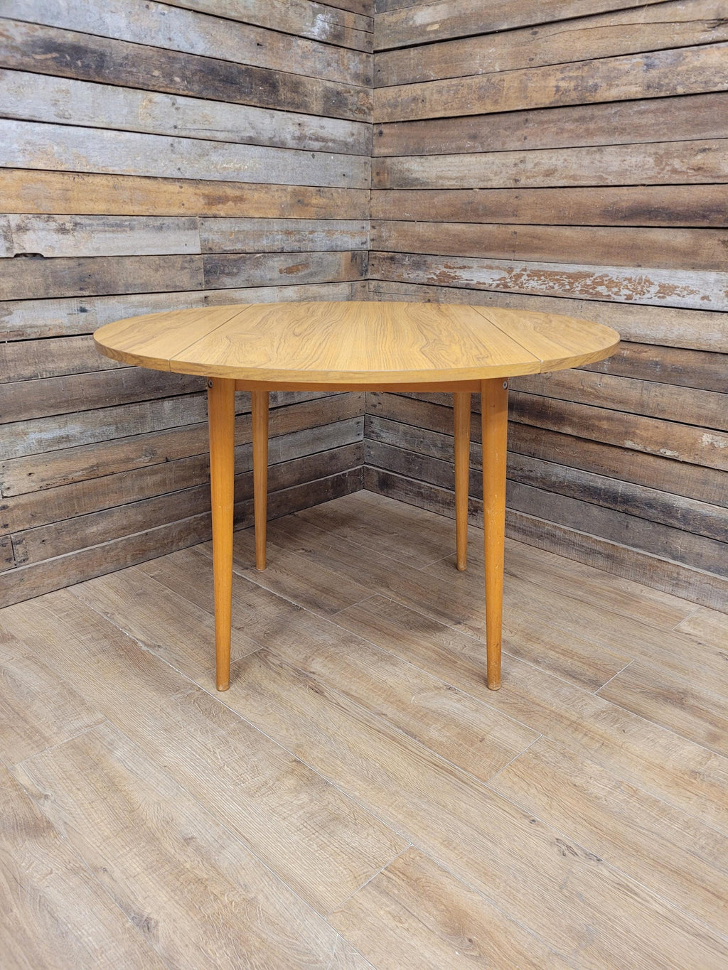 Vintage Formica Drop Leaf Dining Table With Removable Legs Mid Century