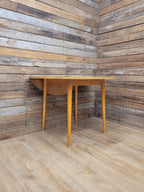 Vintage Formica Drop Leaf Dining Table With Removable Legs Mid Century