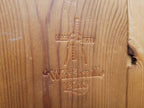 Windmill Pine Open Cabinet Adjustable Shelves Cable Access Hi Fi Storage