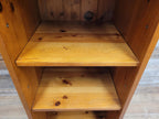Windmill Pine Open Cabinet Adjustable Shelves Cable Access Hi Fi Storage