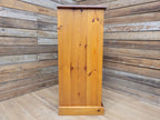 Windmill Pine Open Cabinet Adjustable Shelves Cable Access Hi Fi Storage