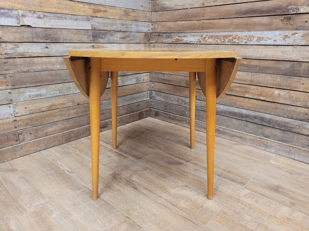 Vintage Formica Drop Leaf Dining Table With Removable Legs Mid Century