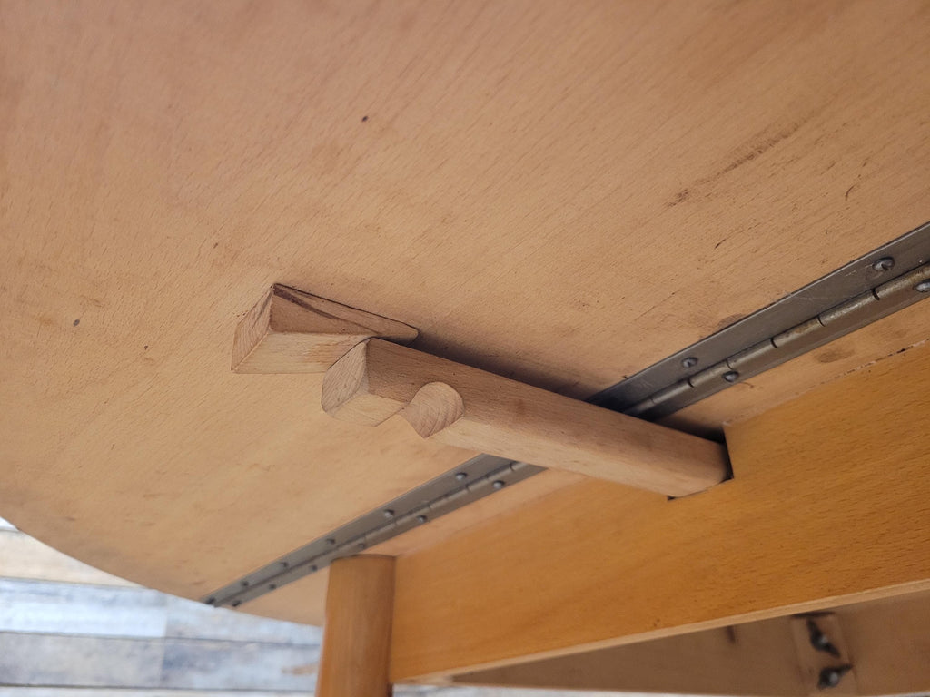 Vintage Formica Drop Leaf Dining Table With Removable Legs Mid Century