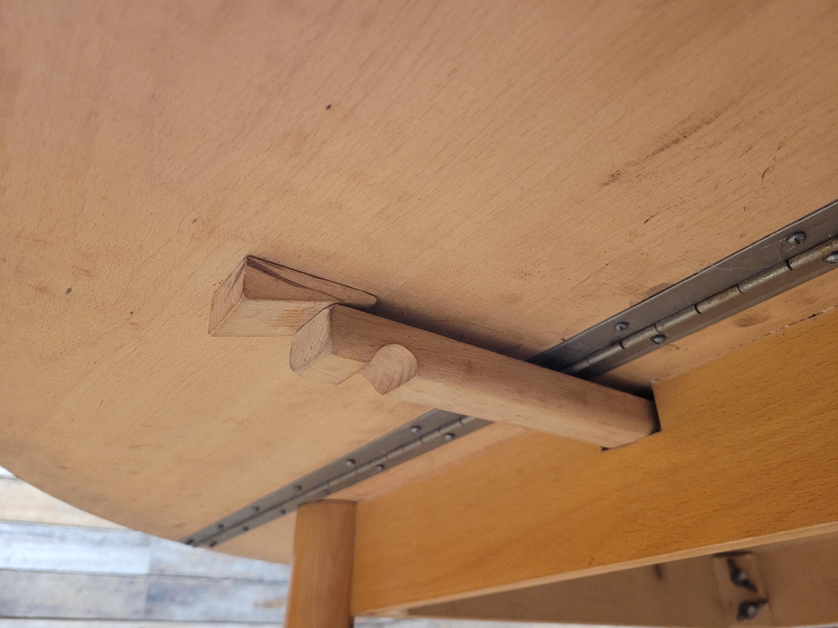 Vintage Formica Drop Leaf Dining Table With Removable Legs Mid Century