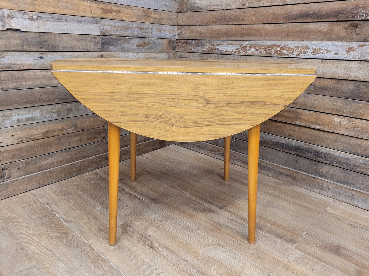Vintage Formica Drop Leaf Dining Table With Removable Legs Mid Century