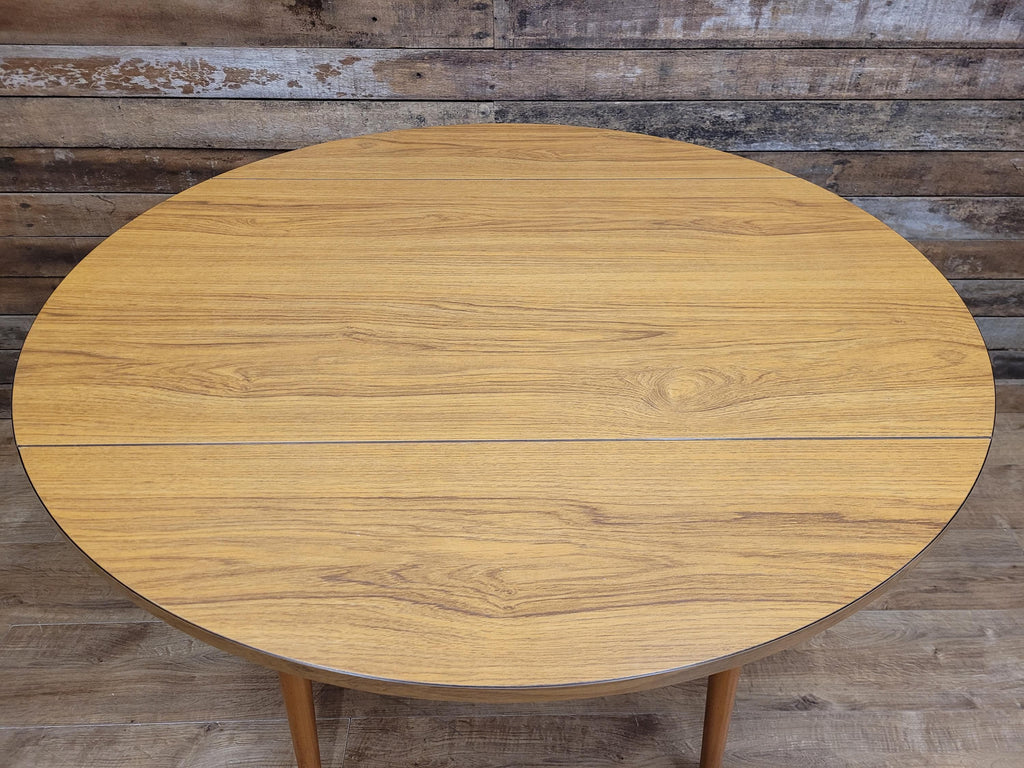 Vintage Formica Drop Leaf Dining Table With Removable Legs Mid Century