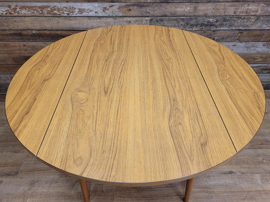 Vintage Formica Drop Leaf Dining Table With Removable Legs Mid Century