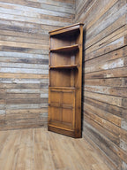 Ercol Corner Display Cabinet Elm Ash Old Colonial Model 474