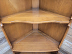 Ercol Corner Display Cabinet Elm Ash Old Colonial Model 474