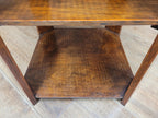 Art Deco Oak Book Table 1930s Octagonal Heals Style Three Tier